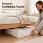 Foldable Underbed Storage Bag with Zipper Lid
