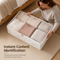 Foldable Underbed Storage Bag with Zipper Lid