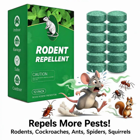 🥳 All‑Pest Repellent – Safe for pets & wildlife. No poisons, just effective. Use indoors & out. 🐾