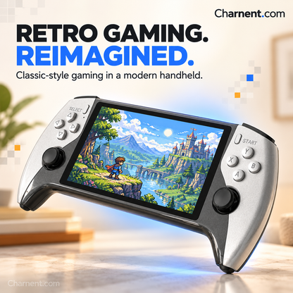 🥳2026 HOT SALE🥳💞50K+ SOLD!🎮🕹️ 50% OFF! Handheld Gaming Console – Dual‑player battle mode, ergonomic grip. 5″ HD screen, long battery. Retro fun anywhere! ✨🔋