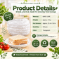 📢📢【Limited Offer – 50% OFF】🔥 100pcs Disposable Stretch Film for Bowls & Plates, Elastic Container Lids, Plastic Wrap Alternative for Leftovers, Fruit, Vegetables & Kitchen Food Storage