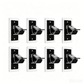 Heavy-Duty Self-Adhesive Rod Support Brackets