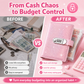 ✨ SparkleLock Cash Savings Binder with 3-Digit Combination Lock – 100-Page Cash Stuffing Budget Organizer for Savings Challenges, Money Goals & Gifts 💖