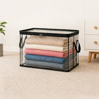 🎁 2026 Sale 49% OFF📦Large Heavy-Duty Thick Plastic Clear Storage Bag for Clothes, Moving & Storage