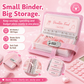 ✨ SparkleLock Cash Savings Binder with 3-Digit Combination Lock – 100-Page Cash Stuffing Budget Organizer for Savings Challenges, Money Goals & Gifts 💖