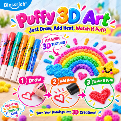 🎁🔮Magic Pen – Draw 3D with one stroke!🎄DIY Bubble Magic Drawing Pens