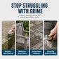 📢Limited-time offer: 60% OFF!🏆Multi-Surface Stone Cleaner – Effectively eliminates moss, black spots, and hard water stains, plus effortlessly handles weeds growing in cracks and joints