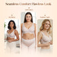 👍LAST WEEK- ONLY￡14.98!!⚡50K+ SOLD💕Jelly Wireless Womens Comfortable Wireless Bras Push Up Bralettes Seamless Tshirts Bras Deep V Everyday Bras