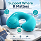 Portable Inflatable Travel Neck Pillow