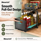 🔄💪 50% OFF! 📦2-Tier Pull-Out Shelf – Double storage, easy reach