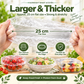 📢📢【Limited Offer – 50% OFF】🔥 100pcs Disposable Stretch Film for Bowls & Plates, Elastic Container Lids, Plastic Wrap Alternative for Leftovers, Fruit, Vegetables & Kitchen Food Storage