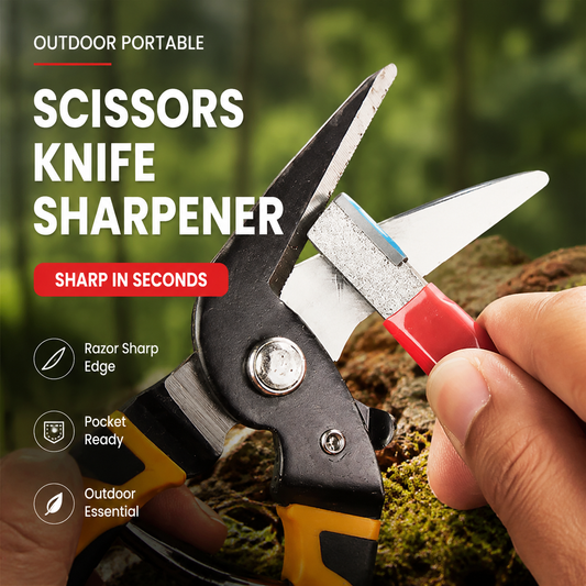Outdoor Portable Scissors Knife Sharpener（BUY 3 GET 5 FREE）