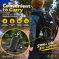 ☀️56% OFF NOW!1200mAh Solar-Powered Portable Charger Keychain with Flashlight—Ideal as an Emergency Power Source for Outdoor Camping and Hiking