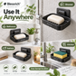 🧼✨ Wall-Mounted Soap Dish – 50% OFF! 5-second install, double drainage, no drilling – keeps soap dry & lasts longer. 💪