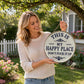 💰 £ 9.9 Super Limited Time! 🚪 “This Is My Happy Place” Door Sign – Happy Vibes Only  🏡