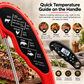 🔥 Stop Guessing! Instant-Read Digital Meat Thermometer 🌡️ – 0.8s Fast Reading | ±1°C Accuracy | Waterproof | Backlit LCD | Foldable 110mm Probe | °C/°F | Perfect for Steak, BBQ, Grilling, Baking & Cooking 🎉 Limited-Time Deal