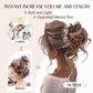 💗Messy Curly Hair Bun Scrunchie Extensions💗