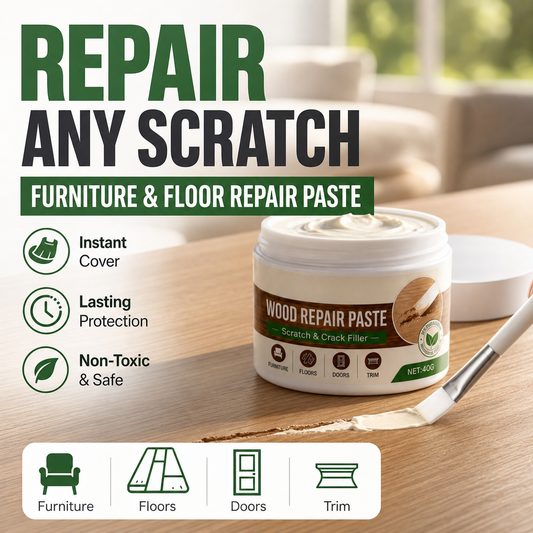 🥳2026 HOT SALE🥳💞50K+ SOLD!🛡️🪑 50% OFF! Furniture & Floor Repair Paste – Works on tables, cabinets & wooden floors. Covers scuffs & peeling. No more ugly scratches! 🏠✅