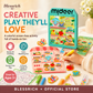 🌈 Create Your Own Jelly Stickers! 🎨 DIY Paint, Peel & Stick Art Kit for Kids ✨ 4 Fun Themes + Complete Craft Set 🎁