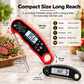 🔥 Stop Guessing! Instant-Read Digital Meat Thermometer 🌡️ – 0.8s Fast Reading | ±1°C Accuracy | Waterproof | Backlit LCD | Foldable 110mm Probe | °C/°F | Perfect for Steak, BBQ, Grilling, Baking & Cooking 🎉 Limited-Time Deal