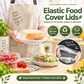 📢📢【Limited Offer – 50% OFF】🔥 100pcs Disposable Stretch Film for Bowls & Plates, Elastic Container Lids, Plastic Wrap Alternative for Leftovers, Fruit, Vegetables & Kitchen Food Storage
