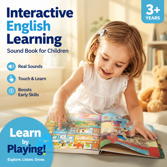Interactive English Learning Sound Book for Children