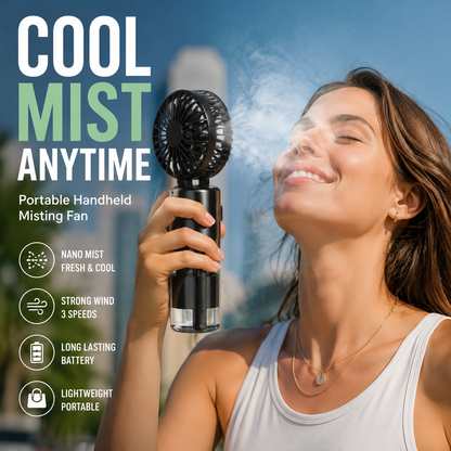 Portable Handheld Misting Fan