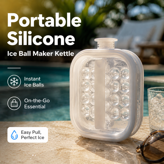 Portable Silicone Ice Ball Maker Kettle