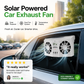 Solar Powered Car Exhaust Fan