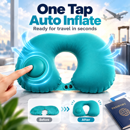 Portable Inflatable Travel Neck Pillow