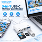 3-in-1 USB-C Memory Card Reader