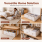 Foldable Underbed Storage Bag with Zipper Lid