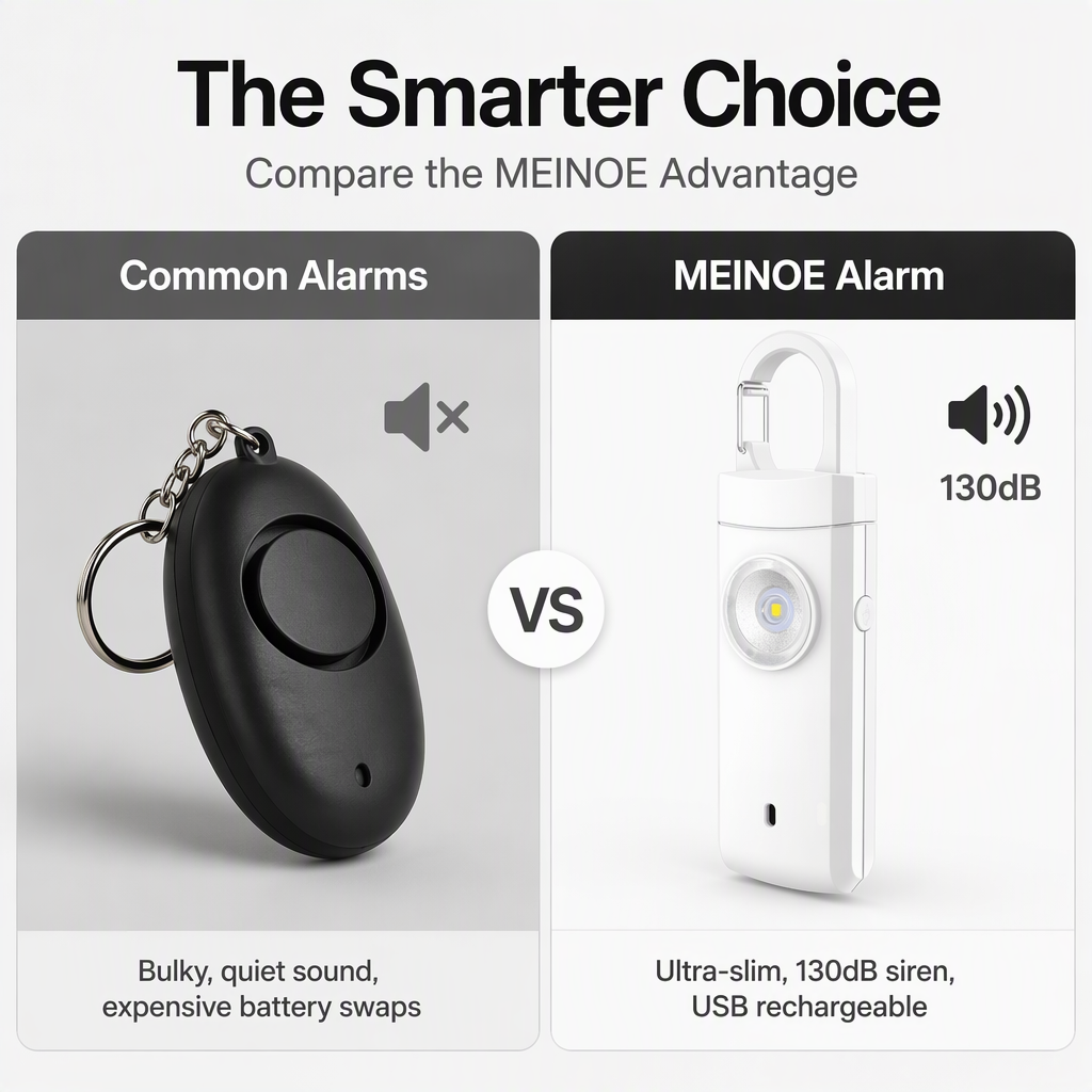 130 dB Flashing Loud Siren Song Emergency Security Alarm