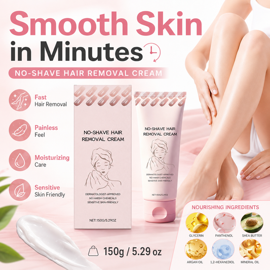⏰ SUMMER FLASH SALE – 50% OFF ☀️ Get Baby-Smooth Skin Instantly! Nourishing Depilatory Cream That Gently Removes Hair & Refines Texture. Stock Up Now! 🧴💖