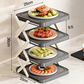 🍽️ 50% OFF NOW! 📦 4-Tier Bowl Storage Rack – Foldable, Stable & Maximizes Your Kitchen Space