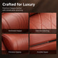 🚗 Ergonomic Memory Foam Car Headrest Pillow – Luxury PU Leather Neck Support Cushion