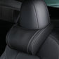 🚗 Ergonomic Memory Foam Car Headrest Pillow – Luxury PU Leather Neck Support Cushion