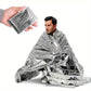 🚨 Emergency outdoor Survival Blanket – Compact Silver Thermal Shelter for Emergency Kits