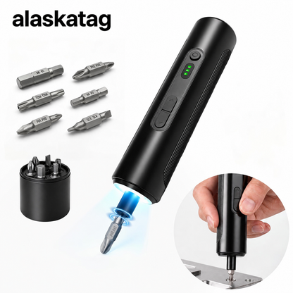 Compact Cordless Electric Screwdriver Set