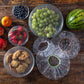 📢📢【Limited Offer – 50% OFF】🔥 100pcs Disposable Stretch Film for Bowls & Plates, Elastic Container Lids, Plastic Wrap Alternative for Leftovers, Fruit, Vegetables & Kitchen Food Storage