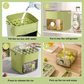 🧊Portable ice maker with lid and storage box (48 cubes)