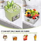 🧊Portable ice maker with lid and storage box (48 cubes)