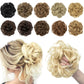 💗Messy Curly Hair Bun Scrunchie Extensions💗