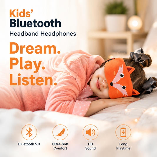 Kids' Bluetooth Headband Headphones