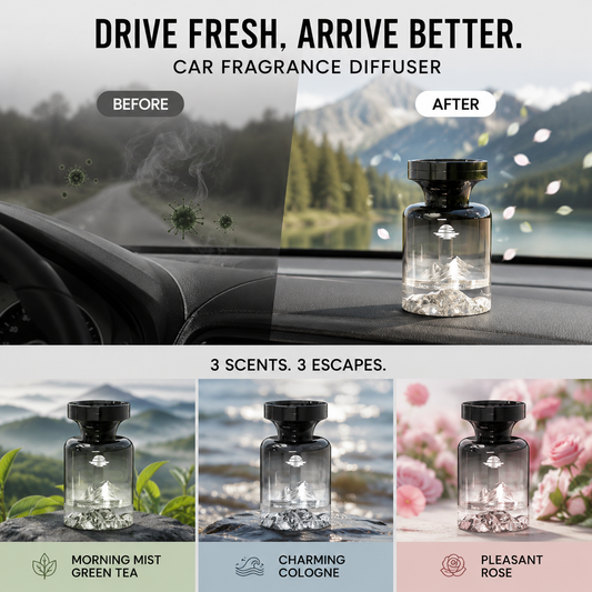🥳2026 HOT SALE🥳🌿 55% OFF!🚗 Long-Lasting Car Air Freshener – Natural plant extracts, eliminates smoke & pet odours. Weeks of freshness. Mountain design. Breath easy! 💨✨