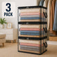 🎁 2026 Sale 49% OFF📦Large Heavy-Duty Thick Plastic Clear Storage Bag for Clothes, Moving & Storage