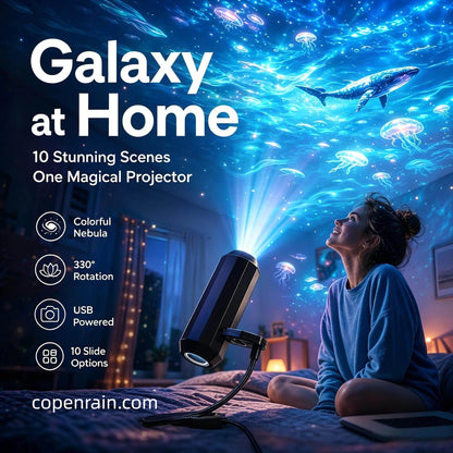‘Galaxy & Ocean’ plug-and-play HD projector as a night light🥳Over 50,000 satisfied users
