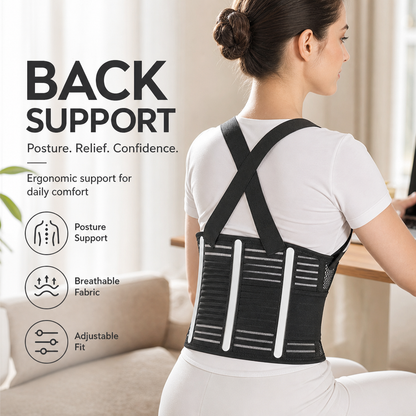 📢📢50% OFF !! ⏰Breathable Posture Corrector - Back Pain Relief & Tummy Control