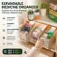 🎉BUY MORE GET MORE FREE🎁Transparent Expandable Medicine Organizer — expandable, perfect for a tidy medicine cabinet 💊🗄️