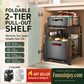 🔄💪 50% OFF! 📦2-Tier Pull-Out Shelf – Double storage, easy reach.
